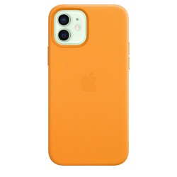 iPhone 12 | 12 Pro Leder Case MagSafe Orange