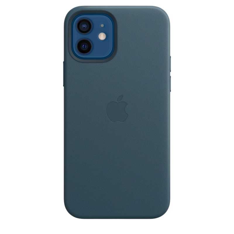 iPhone 12 | 12 Pro Leder Case MagSafe Blau