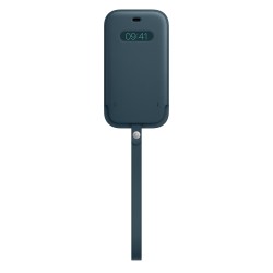 Integrierte Ledertasche MagSafe iPhone 12 | 12 Pro Blau
