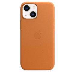 MagSafe Ledertasche iPhone 13 Mini Golden Braun