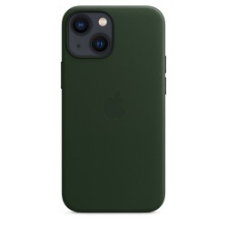 MagSafe Ledertasche iPhone 13 Mini Grün