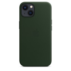 iPhone 13 Leder Case MagSafe Grün