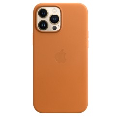 iPhone 13 Pro Max Leder Case MagSafe Golden BraunMM1L3ZM/A