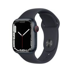 Apple Watch 7 GPS Zellulär 41mm Mitternacht AluMinium Case Mitternacht Sport Regular