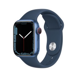 Apple Watch 7 GPS Zellulär 41mm Blau AluMinium Case Ass Blau Sport Regular