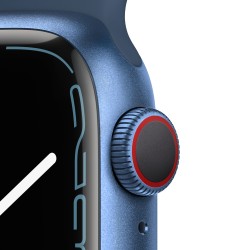 Apple Watch 7 GPS Zellulär 41mm Blau AluMinium Case Ass Blau Sport RegularMKHU3TY/A