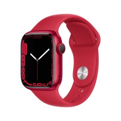 Apple Watch 7 GPS Zellulär 41mm Rot AluMinium Case Rot Sport Regular