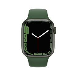 Apple Watch 7 GPS 45mm Grün AluMinium Case Clover Sport RegularMKN73TY/A