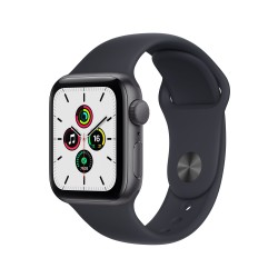 Apple Watch SE GPS 40mm Grau AluMinium Case Mitternacht Sport Regular
