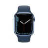 Apple Watch 7 GPS 41mm Blau AluMinium Case Ass Blau Sport RegularMKN13TY/A