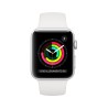 Apple Watch 3 GPS 42mm Silber AluMinium Case Weiß SportMTF22QL/A