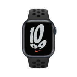 Apple Watch Nike 7 GPS Zellulär 41mm Mitternacht AluMinium Case AnthraciteSchwarz B RegularMKJ43TY/A