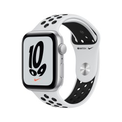 Apple Watch Nike SE GPS 44mm Silber AluMinium Case Pure PlatinumSchwarz B Regular