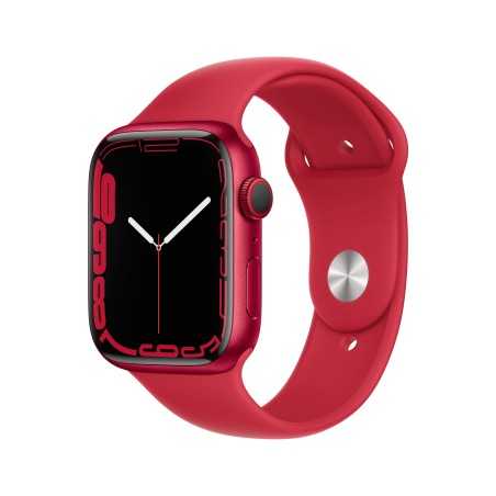 Apple Watch 7 GPS Zellulär 45mm Rot AluMinium Case Rot Sport RegularMKJU3TY/A