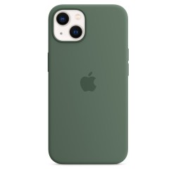 iPhone 13 Silikon Case MagSafe Grün