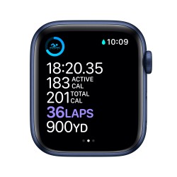 Apple Watch 6 GPS 40mm Blau AluMinium Case Deep Navy Sport RegularMG143TY/A