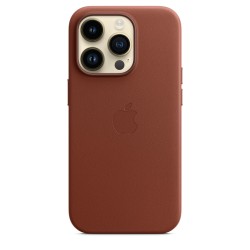 iPhone 14 Pro Leder Case MagSafe Braun