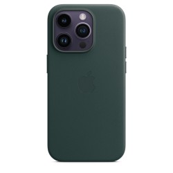 iPhone 14 Pro Leder Case MagSafe Grün