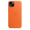 iPhone 14 Plus Leder Case MagSafe Orange