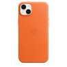 iPhone 14 Plus Leder Case MagSafe Orange