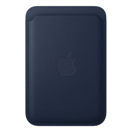 iPhone Feingewebe Wallet mit MagSafe Tiefblau