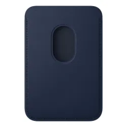 iPhone Feingewebe Wallet mit MagSafe Tiefblau 2