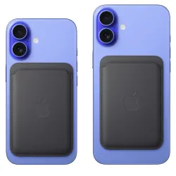 iPhone Feingewebe Wallet mit MagSafe Tiefblau 3