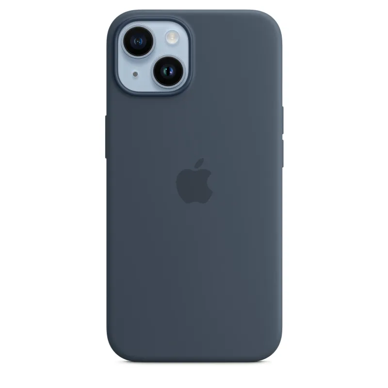 🛒 Kaufen Sie iPhone 14 Silikon Case MagSafe Blau 