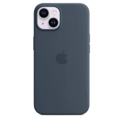 🛒 Kaufen Sie iPhone 14 Silikon Case MagSafe Blau  2