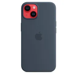 🛒 Kaufen Sie iPhone 14 Silikon Case MagSafe Blau  5