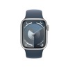 Watch 9 Aluminium 41 Cell Silber Armband Blau M/L
