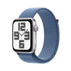 Watch SE GPS Aluminium Silber Blau Loop Armband