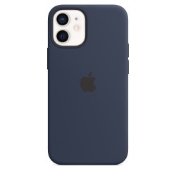MagSafe Silikonhülle iPhone 12 Mini Blau