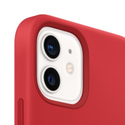 iPhone 12 | 12 Pro Silikon Case MagSafe Rot