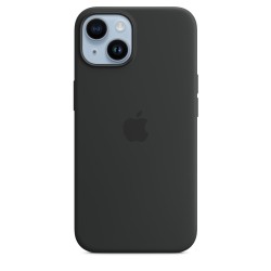 iPhone 14 Silikon Case MagSafe Mitternacht