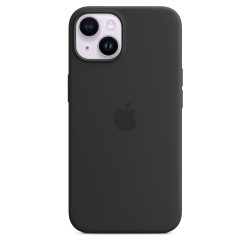 iPhone 14 Silikon Case MagSafe Mitternacht