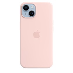 iPhone 14 Silikon Case MagSafe Pink