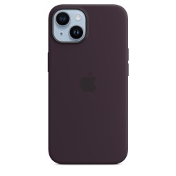 iPhone 14 Silikon Case MagSafe Elderberry