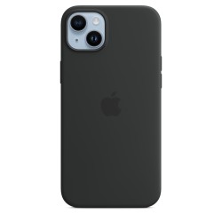 iPhone 14 Plus Silikon Case MagSafe Mitternacht