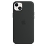 iPhone 14 Plus Silikon Case MagSafe Mitternacht