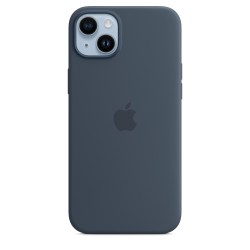 iPhone 14 Plus Silikon Case MagSafe Blau