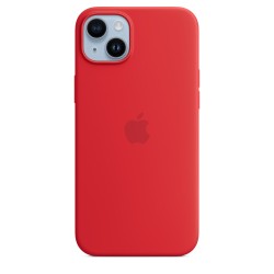 iPhone 14 Plus Silikon Case MagSafe Rot