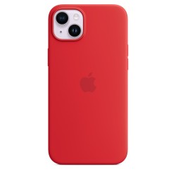iPhone 14 Plus Silikon Case MagSafe Rot