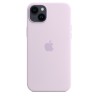 iPhone 14 Plus Silikon Case MagSafe Lila