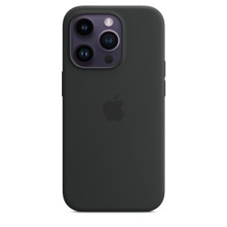 iPhone 14 Pro Silikon Case MagSafe Mitternacht