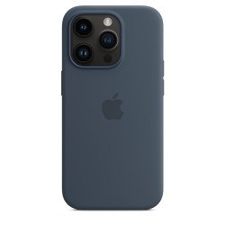 iPhone 14 Pro Silikon Case MagSafe Blau