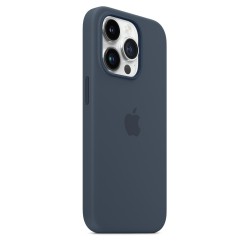 iPhone 14 Pro Silikon Case MagSafe Blau