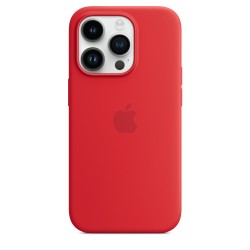 iPhone 14 Pro Silikon Case MagSafe Rot