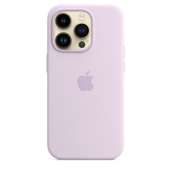 iPhone 14 Pro Silikon Case MagSafe Lila