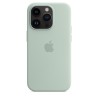 iPhone 14 Pro Silikon Case MagSafe Grün